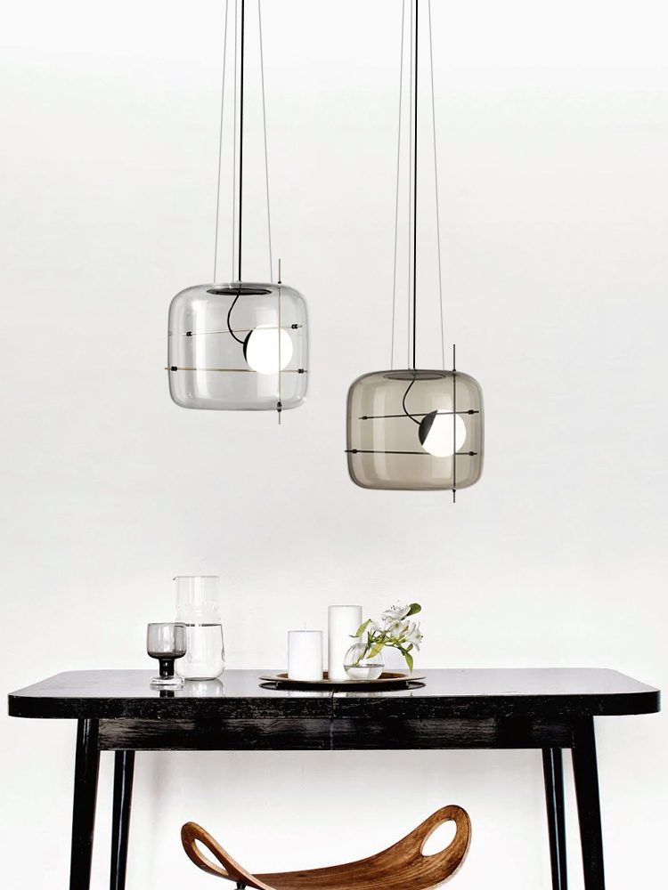 Plot glass pendant lamp 