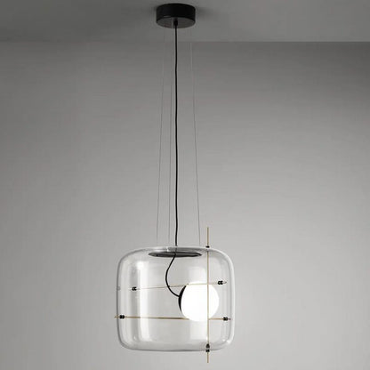 Plot glass pendant lamp 