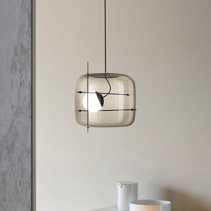 Plot glass pendant lamp 