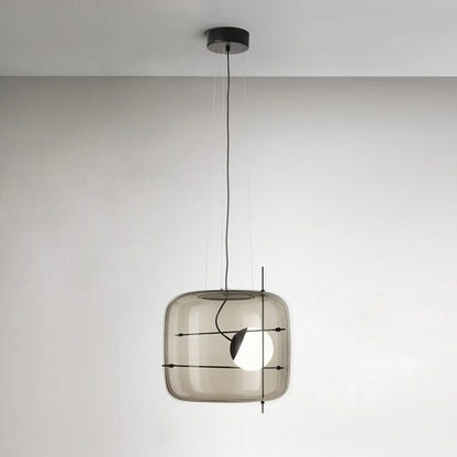 Plot glass pendant lamp 