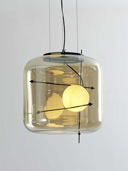 Plot glass pendant lamp 