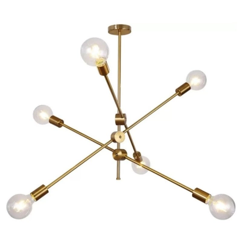 Lucca Sputnik mid-century chandelier