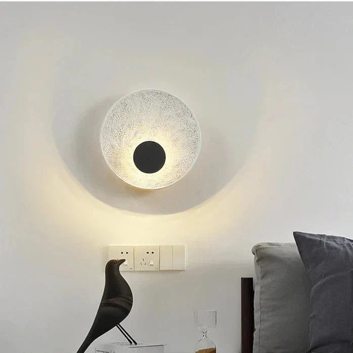 Round Moon Globe Wall Lamp