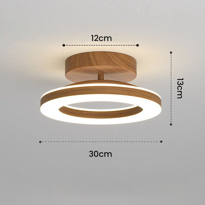 Acrylic Round LED Ceiling Light For Hallway Entrance 