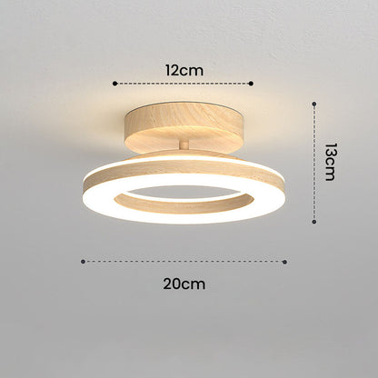 Acrylic Round LED Ceiling Light For Hallway Entrance 