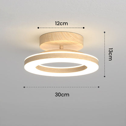 Acrylic Round LED Ceiling Light For Hallway Entrance 