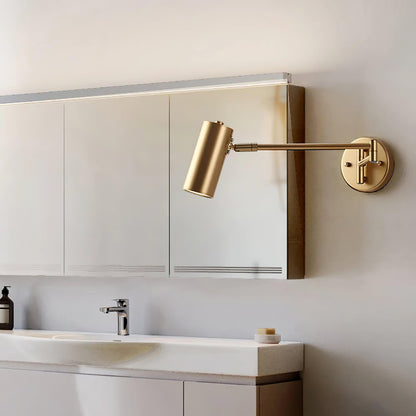 Swivel arm wall lamp 