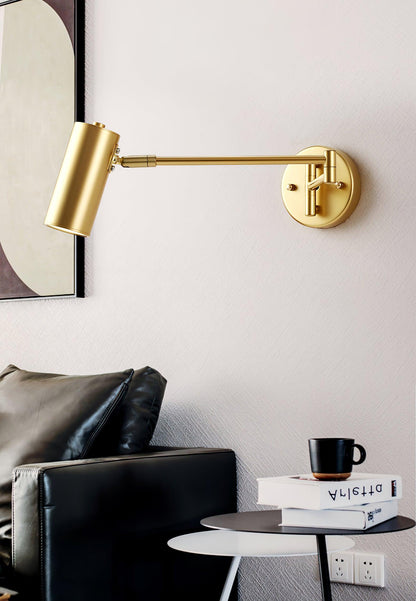 Swivel arm wall lamp 