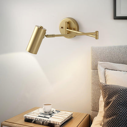 Swivel arm wall lamp 