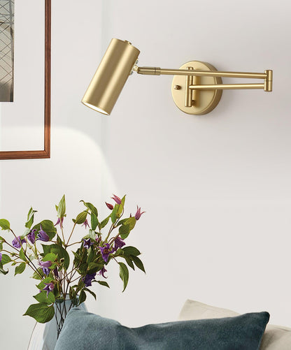 Swivel arm wall lamp 