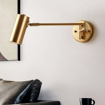 Swivel arm wall lamp 