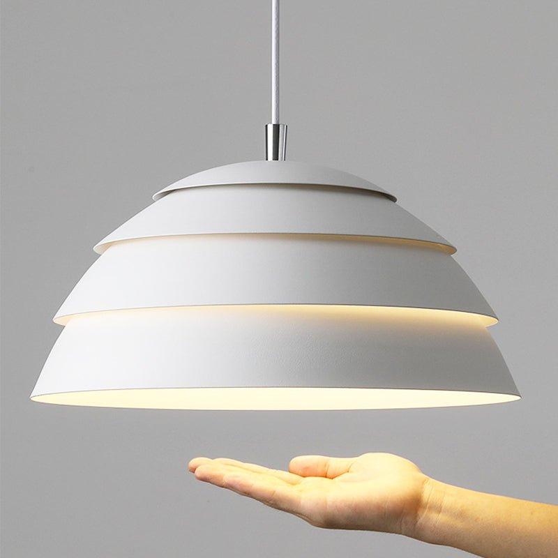 Dome shaped LED pendant lamp 