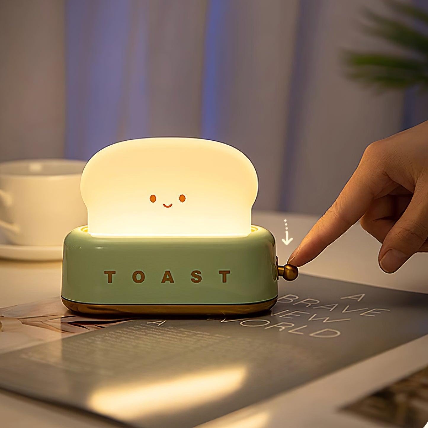 Toaster Design Tafellamp (ingebouwde batterij)