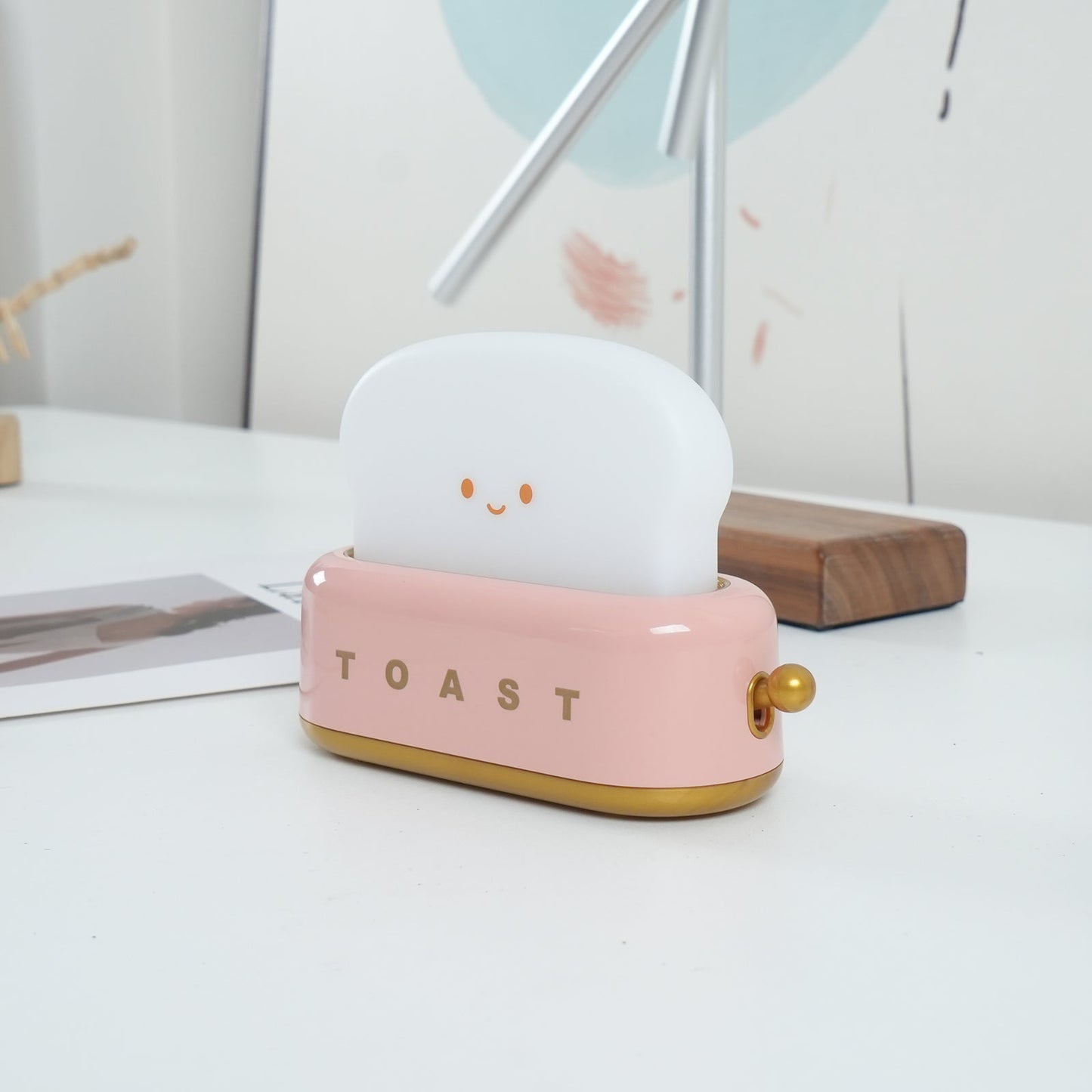 Toaster Design Tafellamp (ingebouwde batterij)