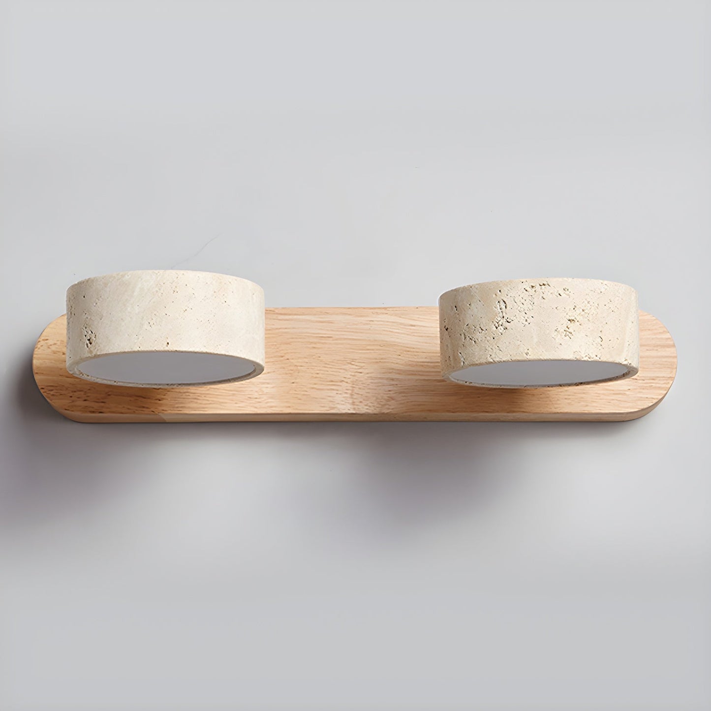 Travertine Duo Lamp Bracket Wall Lamp