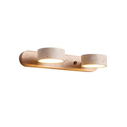 Travertine Duo Lamp Bracket Wall Lamp