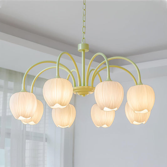 Tulip Matcha Chandelier