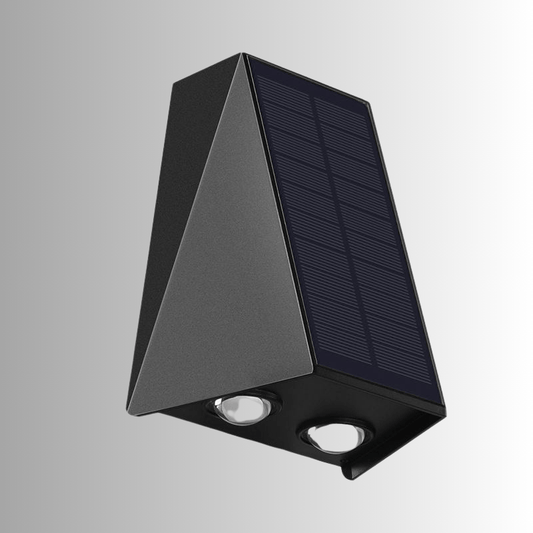 LED solar wall lamp