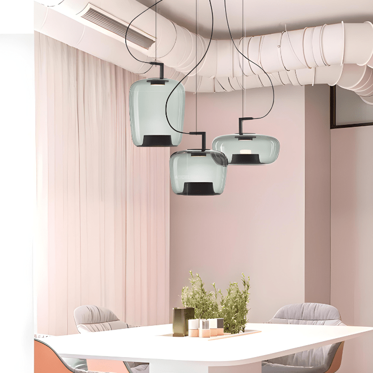 Modern pendant lamp for the kitchen table