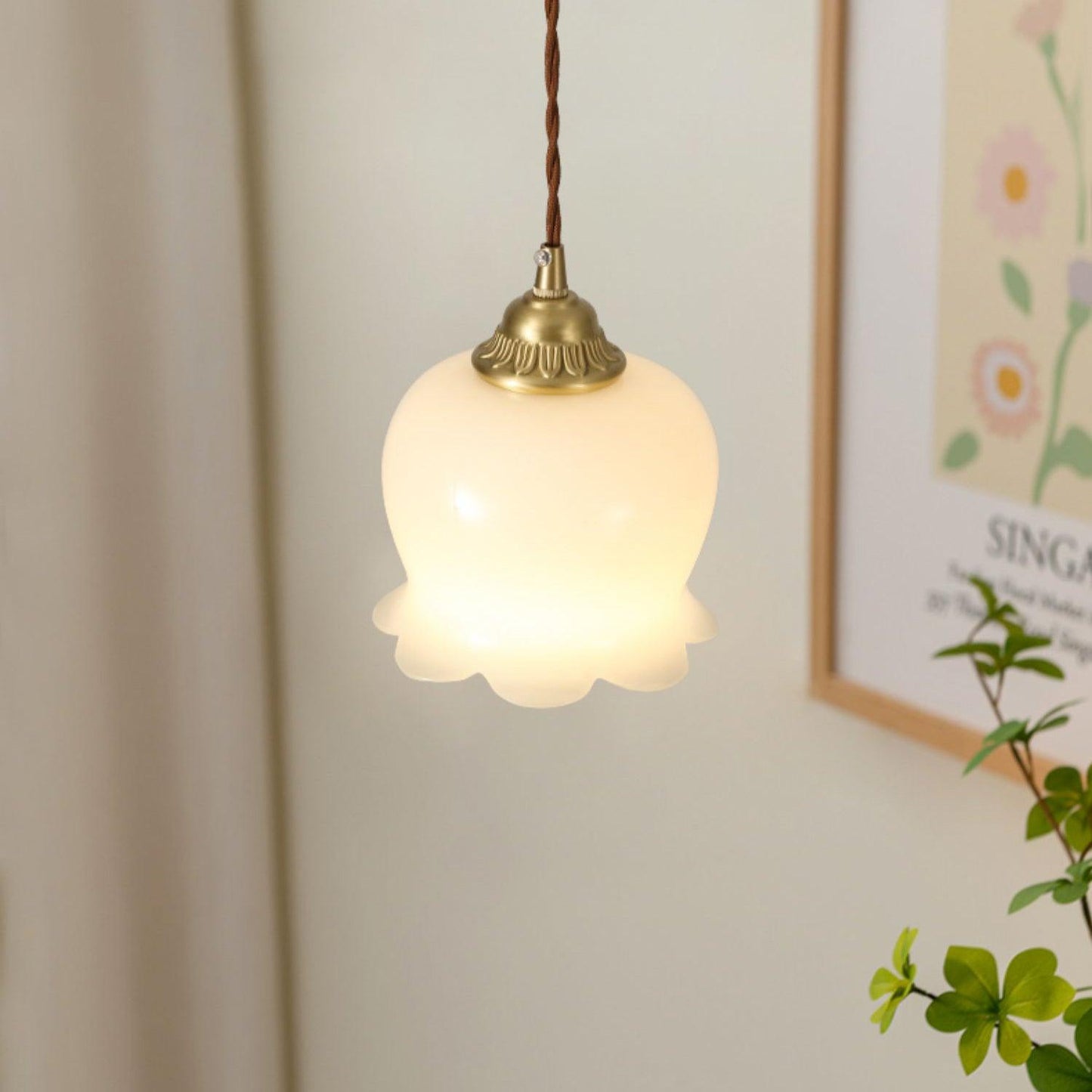 Valley flower pendant lamp