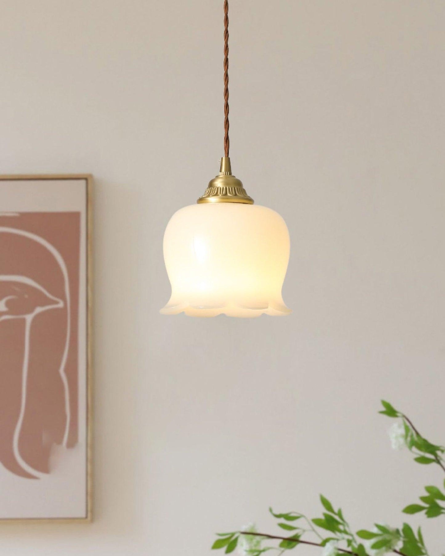 Valley flower pendant lamp