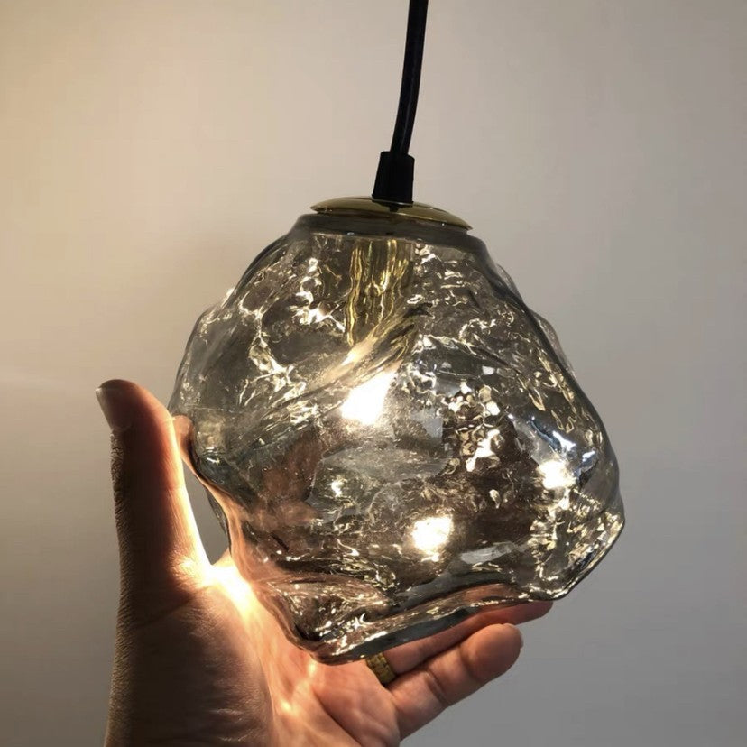 Lava glass pendant lamp 