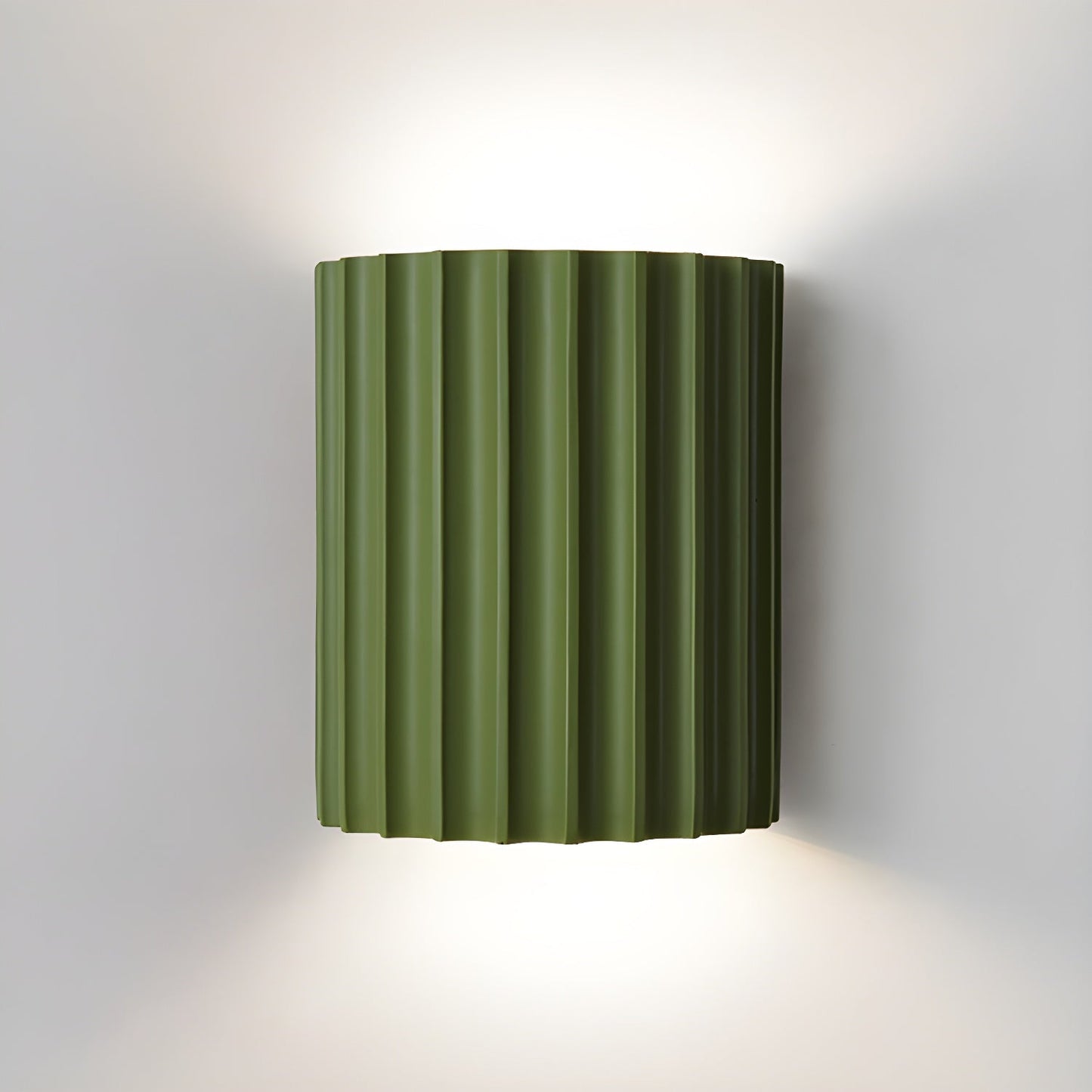 Modern semi-circular resin wall lamp for the living room