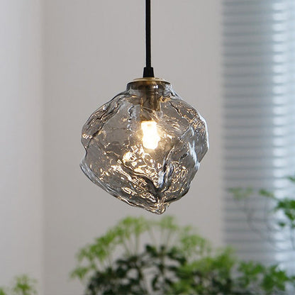 Lava glass pendant lamp 