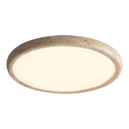 Natural stone LED ceiling lamp