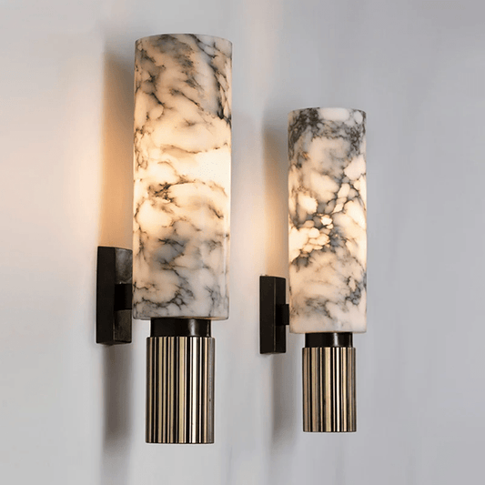 Marble wall lamp