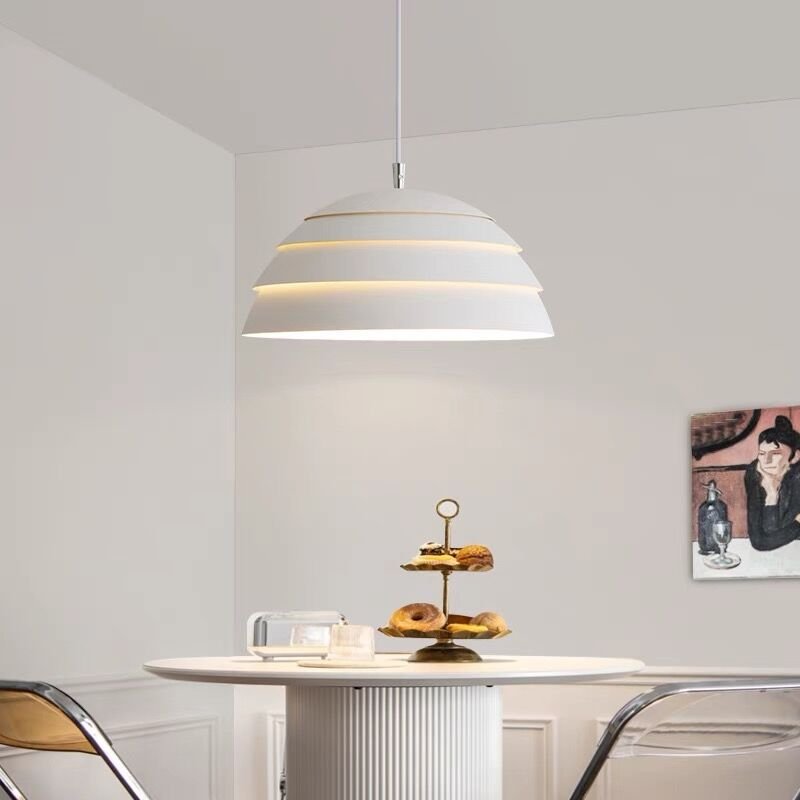 Dome shaped LED pendant lamp 