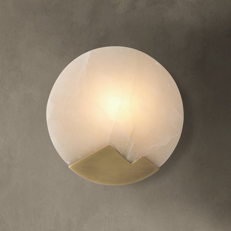 Scandinavian minimalist marble wall lamp