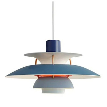 Morandi Modern LED pendant lamp with shade