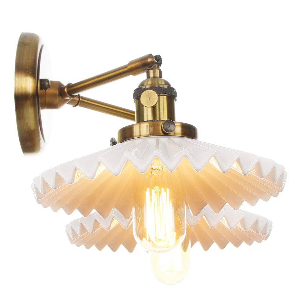 Antieke keramische dubbele lamp