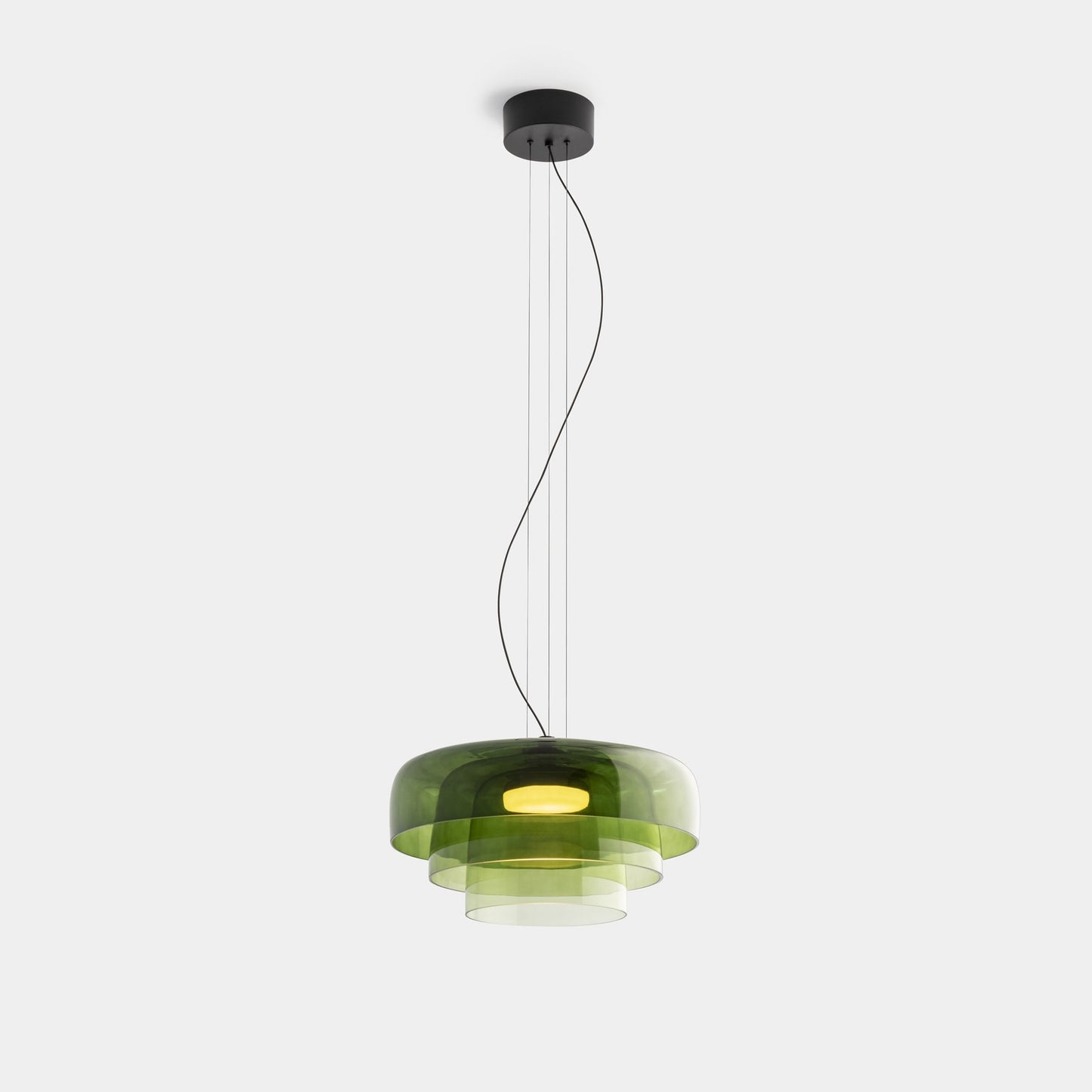 Norwegian glass pendant lamp