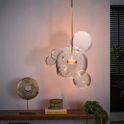 Spherical pendant lamp