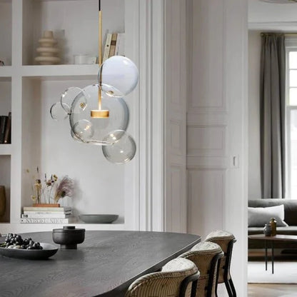 Spherical pendant lamp