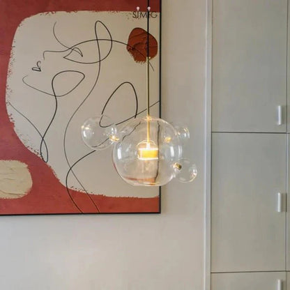 Spherical pendant lamp