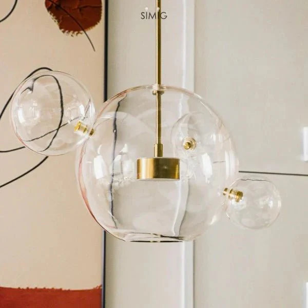 Spherical pendant lamp