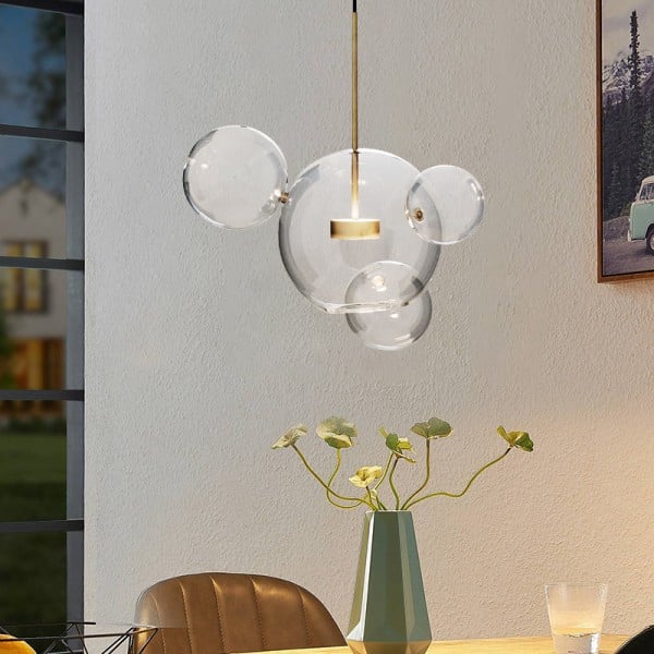 Spherical pendant lamp