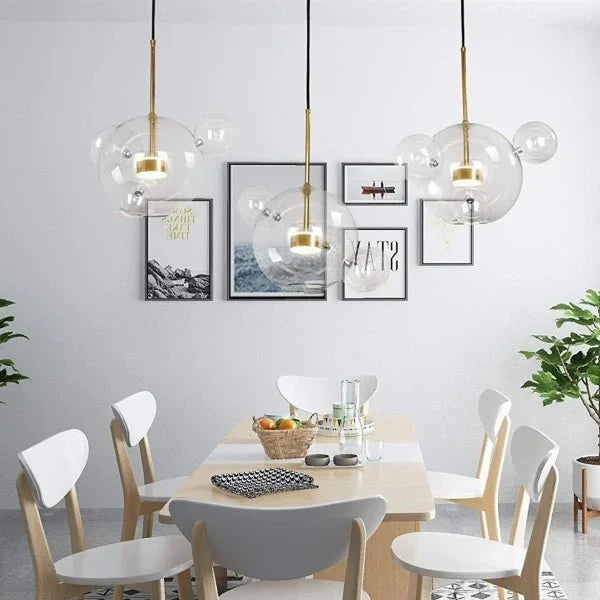 Spherical pendant lamp