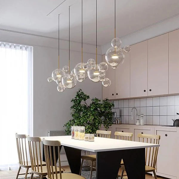 Spherical pendant lamp