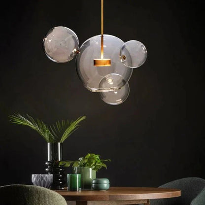 Spherical pendant lamp