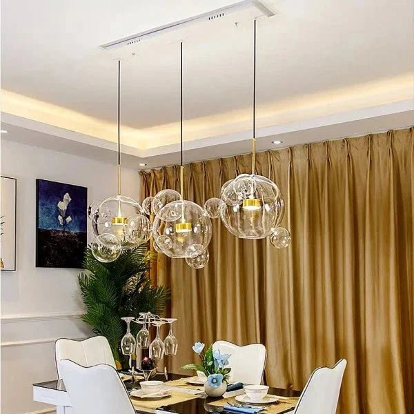 Spherical pendant lamp