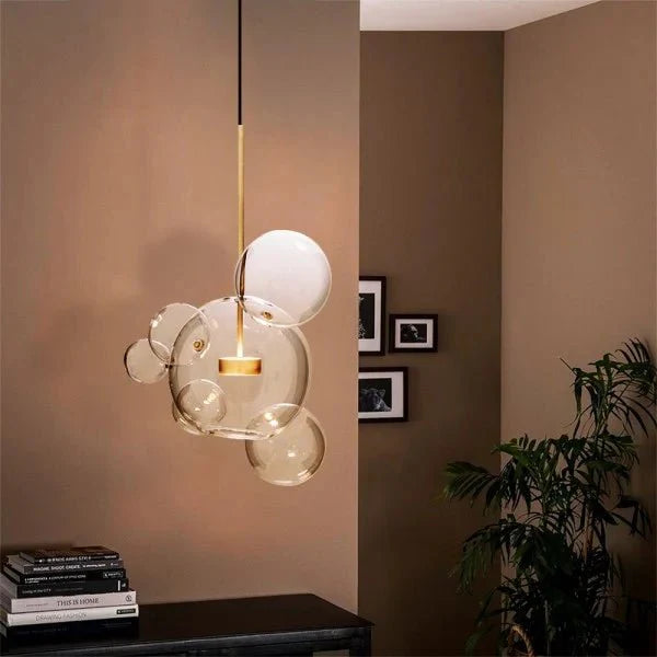 Spherical pendant lamp