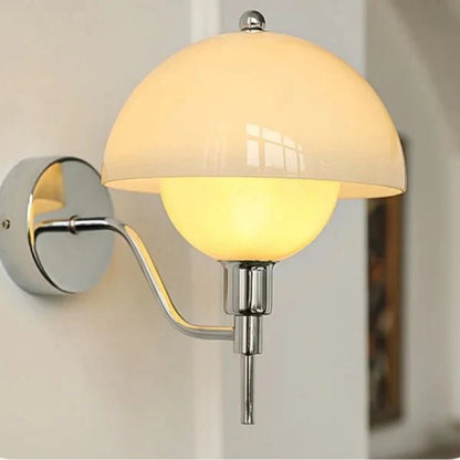 Paddestoel Wandlamp Crème