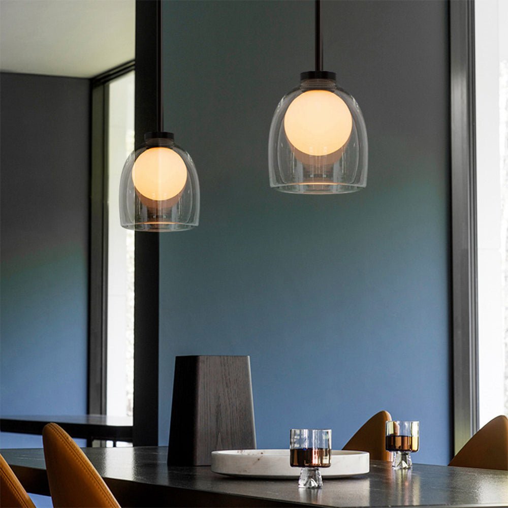 Modern chandelier glass ball pendant lamp 