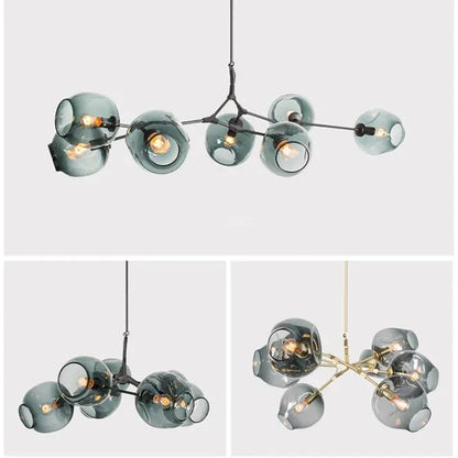 Bifurcation Bubble Glass Sputnik Chandelier