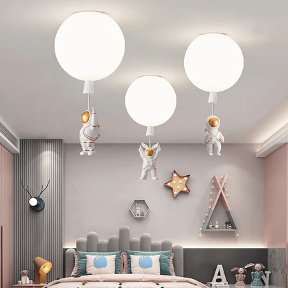 Fateh Modern Moon/Astronaut LED Ceiling Lamp