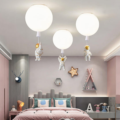 Fateh Modern Moon/Astronaut LED Ceiling Lamp